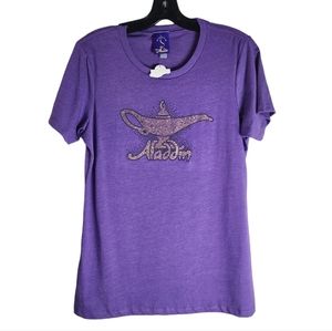 Aladdin Purple Bling Genie Top XL NWT
